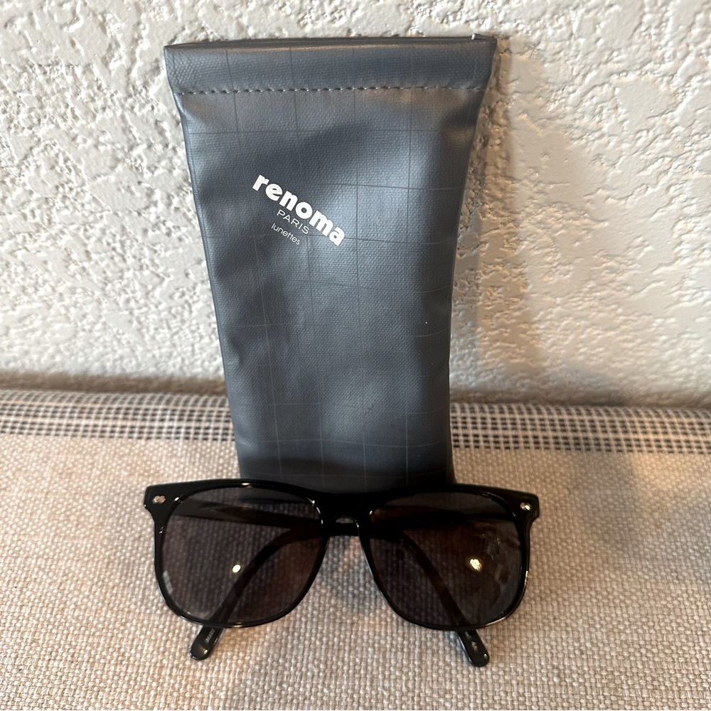 Renoma Paris Black Guadeloupe Sunglasses